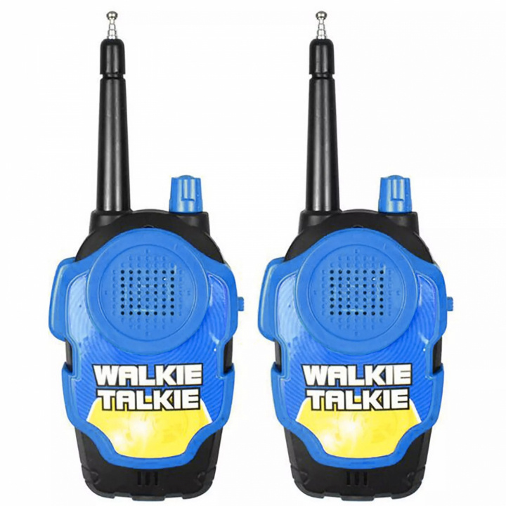 Walkie-talkie lapsille 2-pakkauksessa, sininen ryhmässä LELUT, TUOTTEET LAPSILLE JA VAUVOILLE / Leikkikalut, Askartelu &Pelit / Lelut @ TP E-commerce Nordic AB (38-83846)