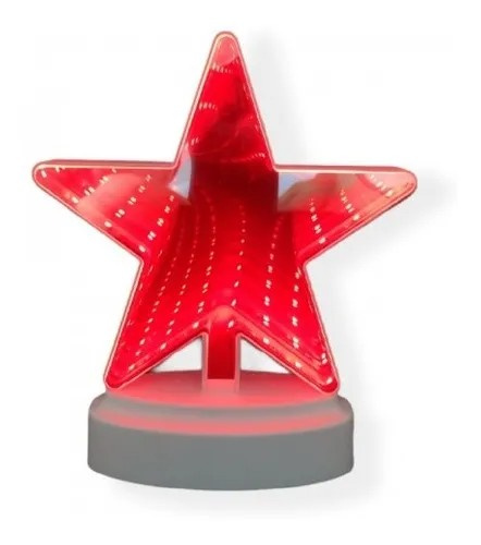 LED-lamppu Stjärna, Punainen ryhmässä KODINELEKTRONIIKKA / Valaistus / Pöytälamput @ TP E-commerce Nordic AB (38-83927)