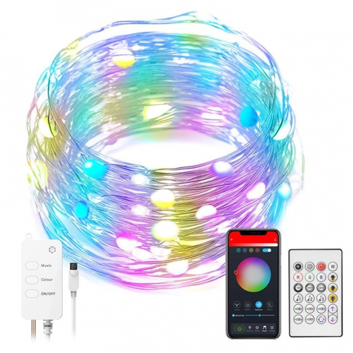 Älykäs valojohto RGB, 10m ryhmässä KOTI, TALOUS JA PUUTARHA / Älykodit / Älykäs valaistus @ TP E-commerce Nordic AB (38-83931)