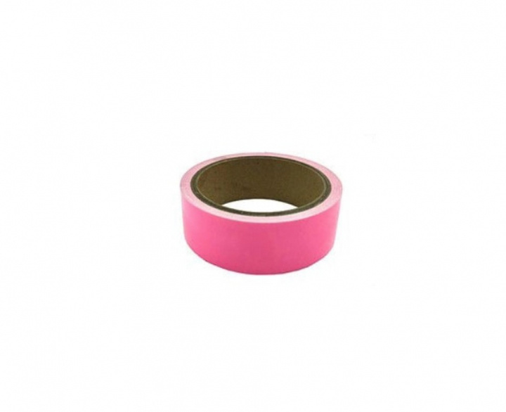 Itsevalaiseva teippi 15mm 5m, Pinkki ryhmässä KOTI, TALOUS JA PUUTARHA / Toimistotuotteet / Teippi/Liima @ TP E-commerce Nordic AB (38-83950)