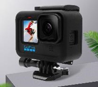 Suojaus GoPro Hero 9/10:lle ryhmässä URHEILU, VAPAA-AIKA JA HARRASTUS / Action-kamerat & Tarvikkeet / Muut tarvikkeet @ TP E-commerce Nordic AB (38-83959)