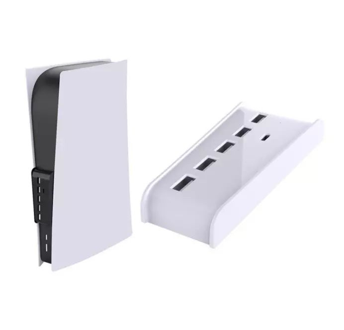 USB-Hub PlayStation 5:lle, 5-porttia ryhmässä KODINELEKTRONIIKKA / Pelikonsolit & Tarvikkeet / Sony PlayStation 5 / Tarvikkeet @ TP E-commerce Nordic AB (38-83982)