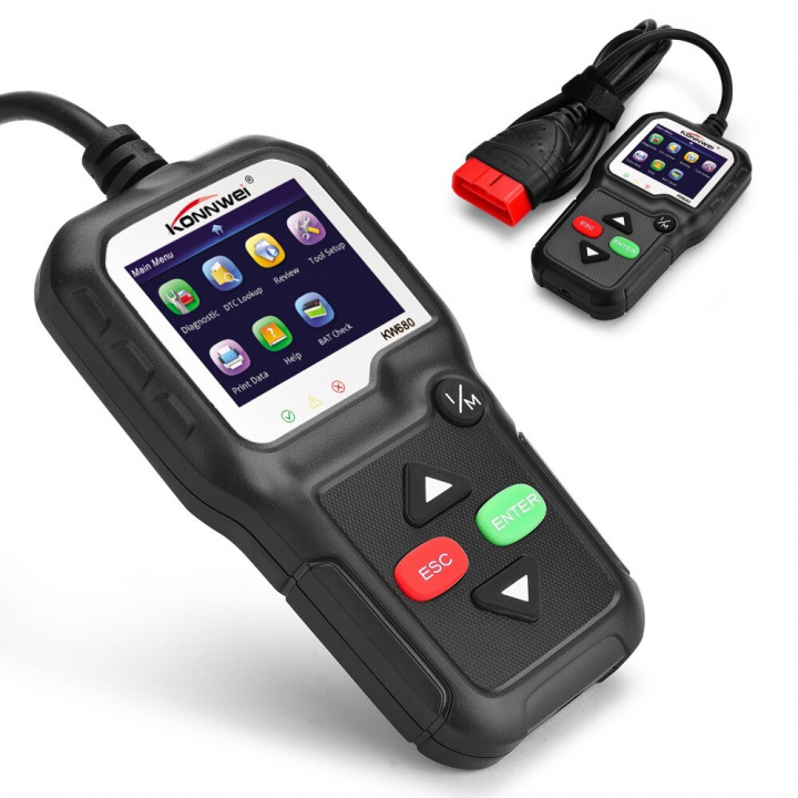 Konnwei diagnostiikkatyökalu OBD2 vikakoodiskannerilla ryhmässä AUTO / Autojen diagnostiikka / Vikakoodinlukijat @ TP E-commerce Nordic AB (38-84012)