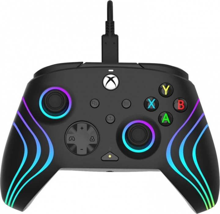 PDP Afterglow Wave Trådad Spelkontroll för Xbox & Windows 10/11 ryhmässä KODINELEKTRONIIKKA / Pelikonsolit & Tarvikkeet / Xbox Series X / Tarvikkeet @ TP E-commerce Nordic AB (38-84128)