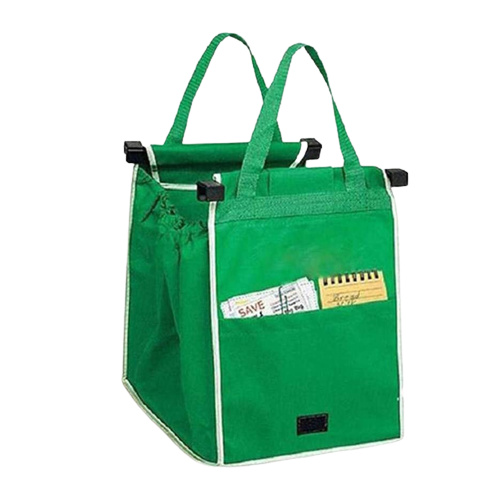 Taitettava ja uudelleenkäytettävä Shopping Bag, Vihreä ryhmässä URHEILU, VAPAA-AIKA JA HARRASTUS / Hauskat tavarat / Älylaitteet @ TP E-commerce Nordic AB (38-84170)