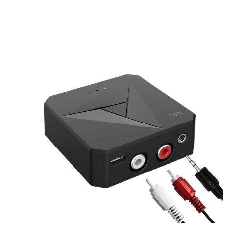 2 i 1 Bluetooth transmitter & Receiver ryhmässä TIETOKOONET & TARVIKKEET / Tietokonetarvikkeet / Bluetooth-sovittimet @ TP E-commerce Nordic AB (38-84191)