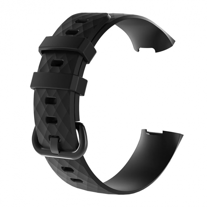 Fitbit Charge 3/4 -rannekoru S, musta ryhmässä URHEILU, VAPAA-AIKA JA HARRASTUS / Urheilu- ja sykekellot / Tarvikkeet @ TP E-commerce Nordic AB (38-84209)