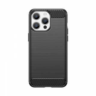 TPU-kotelo iPhone 15 Pro Maxille, musta
