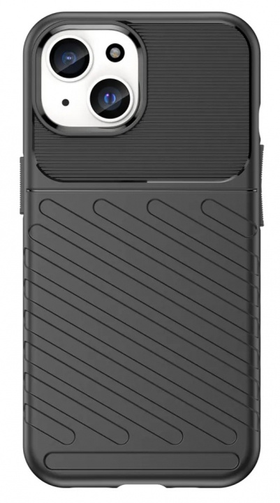 TPU cover for iPhone 15, black ryhmässä ÄLYPUHELIMET JA TABLETIT / Puhelimen suojakotelo / Apple / iPhone 15 @ TP E-commerce Nordic AB (38-84258)