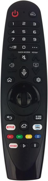 Fjärrkontroll till LG Smart TV (Ersätter LG AN-MR600 Magic Remote) ryhmässä KODINELEKTRONIIKKA / Ääni & Kuva / TV & Tarvikkeet / Kaukosäätimet @ TP E-commerce Nordic AB (38-84297)