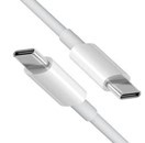 USB-C cable - 0,3 m, White - iPhone 15 compatible ryhmässä ÄLYPUHELIMET JA TABLETIT / Laturit & Kaapelit / Kaapelit / Tyyppi C -kaapelit @ TP E-commerce Nordic AB (38-84301)