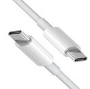 USB-C-kaapeli - 0,3 m - Valkoinen - iPhone 15 -yhteensopiva ryhmässä ÄLYPUHELIMET JA TABLETIT / Laturit & Kaapelit / Kaapelit / Tyyppi C -kaapelit @ TP E-commerce Nordic AB (38-84301)