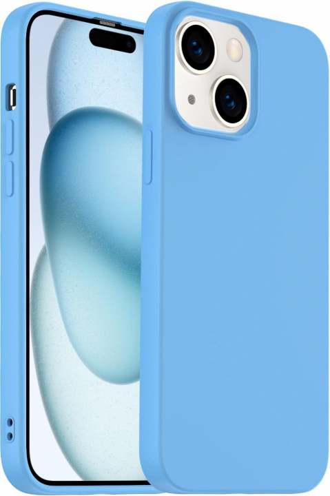 Silikonikotelo iPhone 15 Pro:lle, sininen ryhmässä ÄLYPUHELIMET JA TABLETIT / Puhelimen suojakotelo / Apple / iPhone 15 @ TP E-commerce Nordic AB (38-84323)
