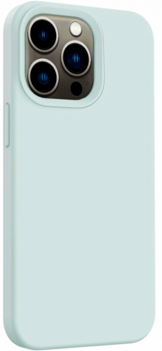 Silikonikotelo iPhone 15 Pro:lle, vaaleansininen