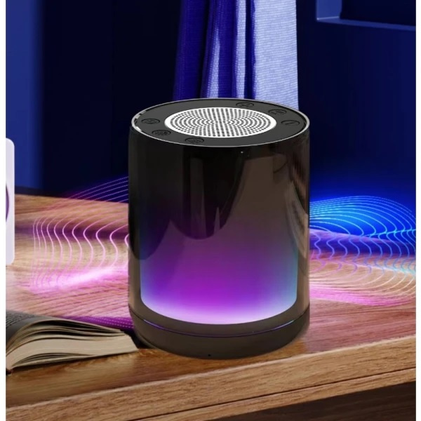 Speaker Atmosphere - Bluetooth - Light effects - 1200 mAh ryhmässä KODINELEKTRONIIKKA / Ääni & Kuva / Kaiuttimet & Tarvikkeet / Bluetooth-kaiutin / Kannettavat kaiuttimet @ TP E-commerce Nordic AB (38-84341)