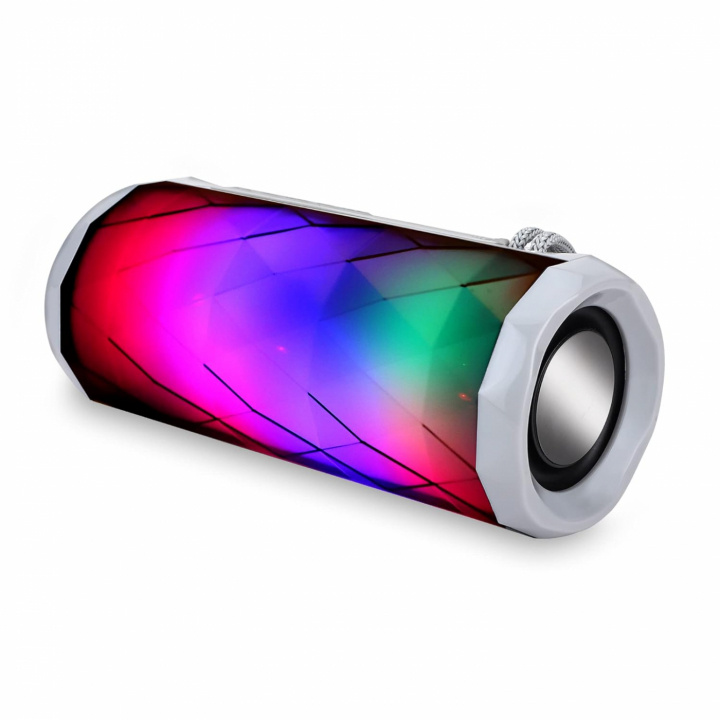 TG-167 Bluetooth-kaiutin 5W, jossa on viileät LED-valotehosteet ja kaksoisbasso, Harmaa ryhmässä KODINELEKTRONIIKKA / Ääni & Kuva / Kaiuttimet & Tarvikkeet / Bluetooth-kaiutin / Kannettavat kaiuttimet @ TP E-commerce Nordic AB (38-84408)