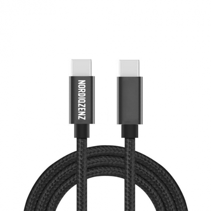 NORDIQZENZ 60W punottu USB-kaapeli Type-C Type-C:hen, 3 m ryhmässä TIETOKOONET & TARVIKKEET / Kaapelit & Sovittimet / USB / USB-C @ TP E-commerce Nordic AB (38-84471)