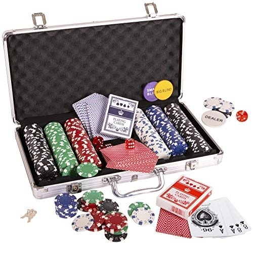 Pokerisetti pussilla ja 300 pelimerkillä ryhmässä LELUT, TUOTTEET LAPSILLE JA VAUVOILLE / Leikkikalut, Askartelu &Pelit / Seurapelit / Perhepelit @ TP E-commerce Nordic AB (38-84505)