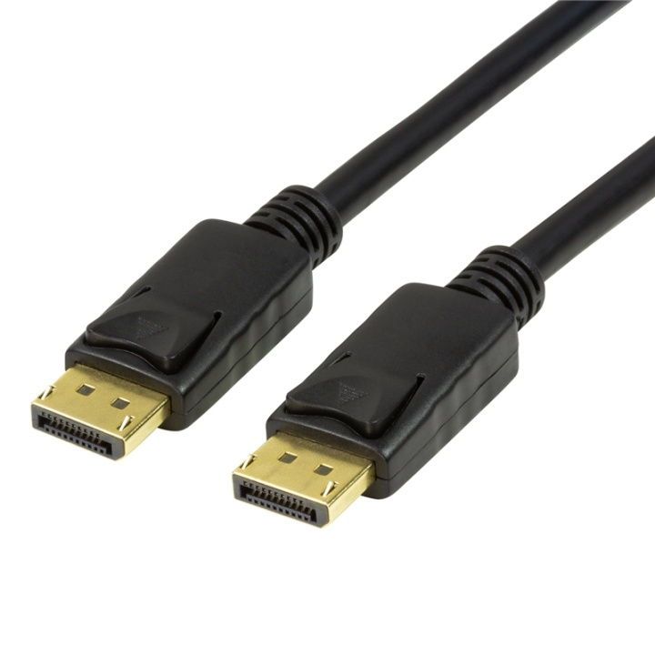 LogiLink DisplayPort-kabel 1.4 8K/4K 1m ryhmässä TIETOKOONET & TARVIKKEET / Kaapelit & Sovittimet / DisplayPort / Kaapelit @ TP E-commerce Nordic AB (38-84883)