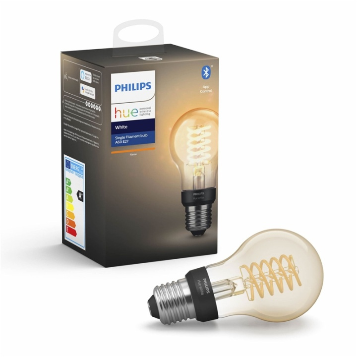 Philips Hue White Filament E27 A60 ryhmässä KOTI, TALOUS JA PUUTARHA / Älykodit / Älykäs valaistus @ TP E-commerce Nordic AB (38-85071)