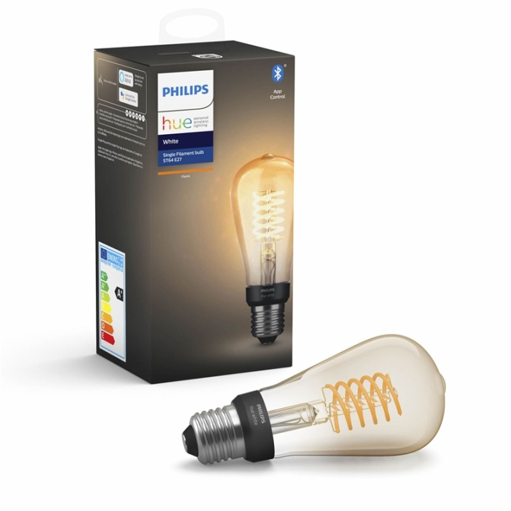 Philips Hue White Filament E27 ST64 ryhmässä KOTI, TALOUS JA PUUTARHA / Älykodit / Älykäs valaistus @ TP E-commerce Nordic AB (38-85072)