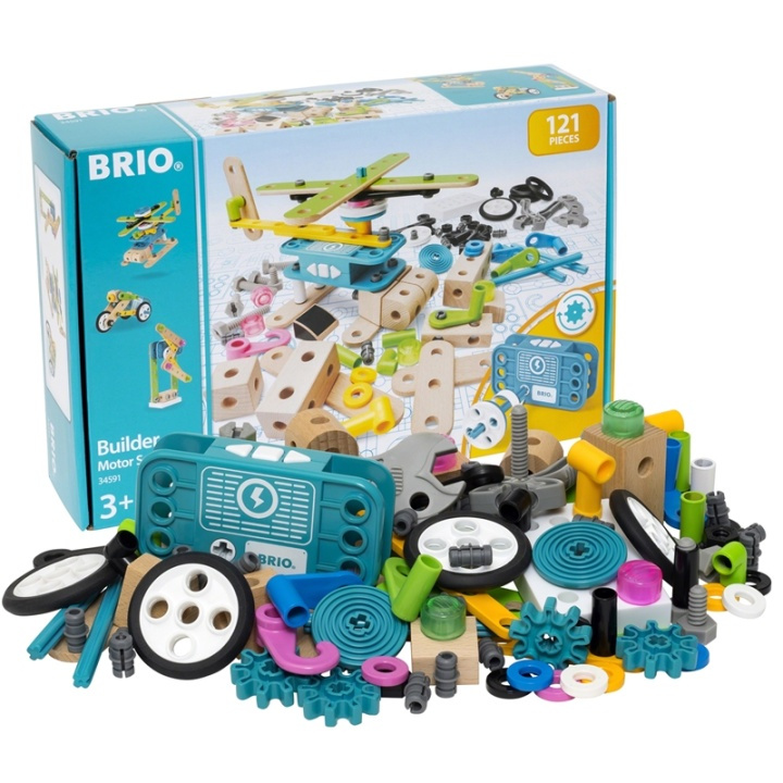 Brio 34591 Builder Motor Set ryhmässä LELUT, TUOTTEET LAPSILLE JA VAUVOILLE / Leikkikalut, Askartelu &Pelit / Rakennuslelut / Rakennuspalikat @ TP E-commerce Nordic AB (38-85209)