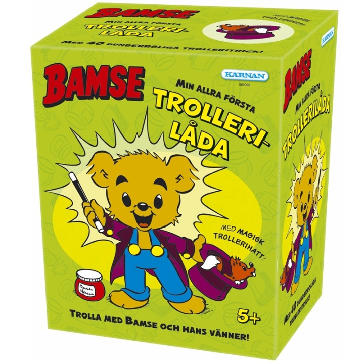 Kärnan Bamses Trollereilåda med hatt ryhmässä LELUT, TUOTTEET LAPSILLE JA VAUVOILLE / Leikkikalut, Askartelu &Pelit / Lelusarja @ TP E-commerce Nordic AB (38-85310)