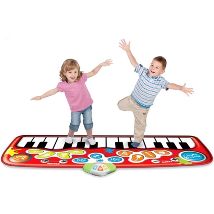 Music Step-to-Play Piano Mat ryhmässä LELUT, TUOTTEET LAPSILLE JA VAUVOILLE / Musiikki, Laulu & Kuva / Soittimet @ TP E-commerce Nordic AB (38-85340)