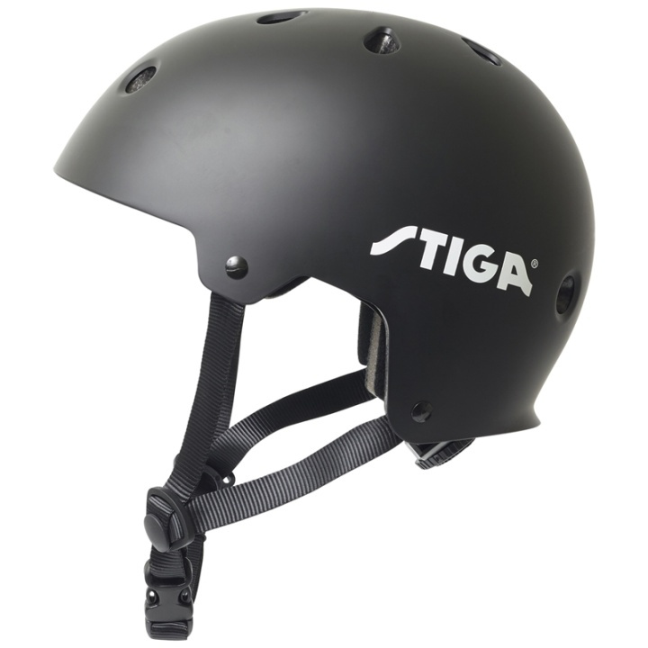 Stiga Helmet Street RS Black M ryhmässä URHEILU, VAPAA-AIKA JA HARRASTUS / Urheiluvälineet / Pyörätarvikkeet / Kypärät @ TP E-commerce Nordic AB (38-85390)