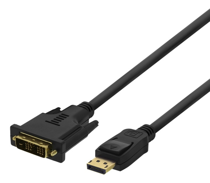 DELTACO kaapeli Lenovo DisplayPort - DVI-D Single Link, 2m, musta ryhmässä TIETOKOONET & TARVIKKEET / Kaapelit & Sovittimet / DVI / Kaapelit @ TP E-commerce Nordic AB (38-85760)