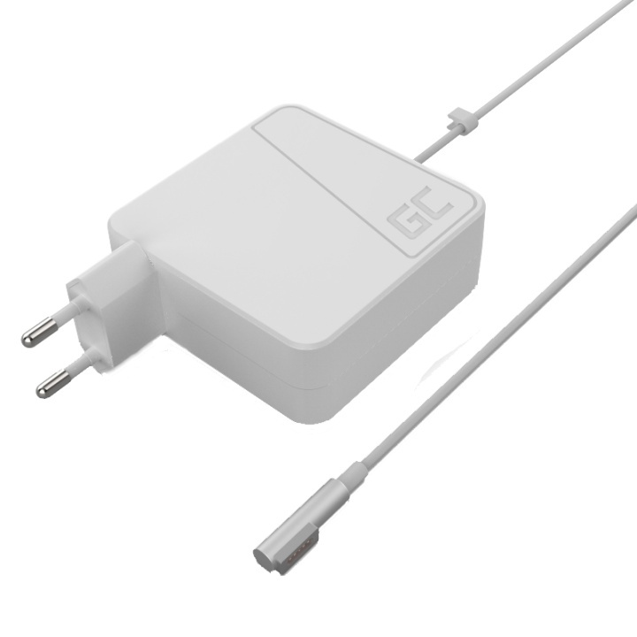 Green Cell Charger for Apple Macbook 60W 16.5V 3.65A (plug Magsafe) ryhmässä TIETOKOONET & TARVIKKEET / Kannettavat tietokoneet & tarvikkeet / Laturi / Seinälaturi / Apple @ TP E-commerce Nordic AB (38-85793)