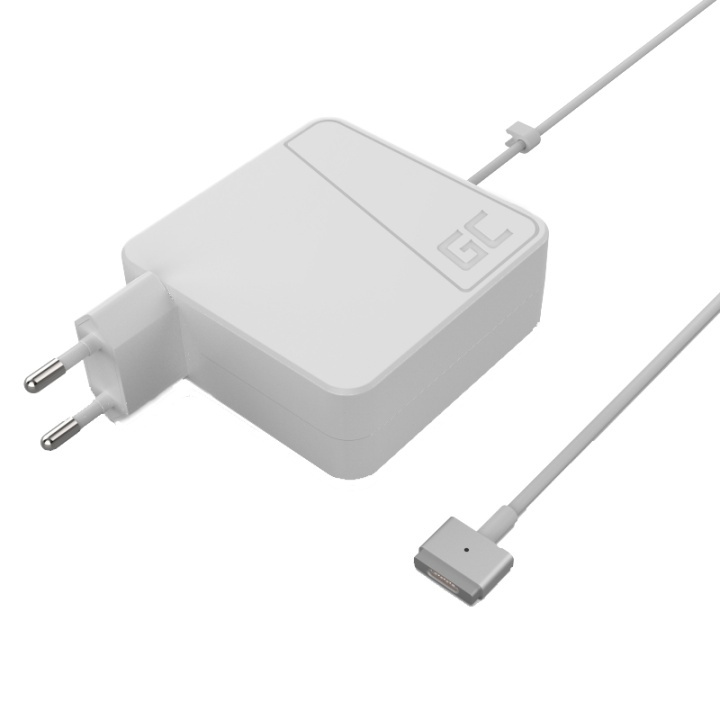 Green Cell Charger for Apple Macbook 60W 16.5V 3.65A (plug Magsafe 2) ryhmässä TIETOKOONET & TARVIKKEET / Kannettavat tietokoneet & tarvikkeet / Laturi / Seinälaturi / Apple @ TP E-commerce Nordic AB (38-85796)