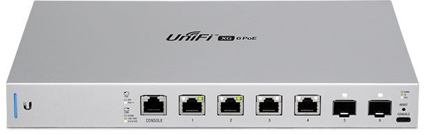 Ubiquiti Unifi Switch 10 Gigabit 6-port 802.3bt ryhmässä TIETOKOONET & TARVIKKEET / Verkko / Kytkimet @ TP E-commerce Nordic AB (38-85877)