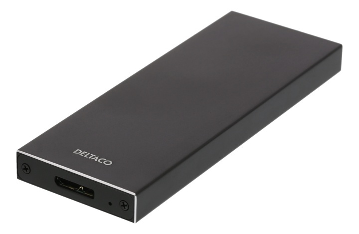 DELTACO ulkoinen M.2-kiintolevykotelo, USB 3.1 Gen 1, SATA III, musta ryhmässä TIETOKOONET & TARVIKKEET / Tietokonetarvikkeet / Ulkoiset kovalevyt @ TP E-commerce Nordic AB (38-85880)