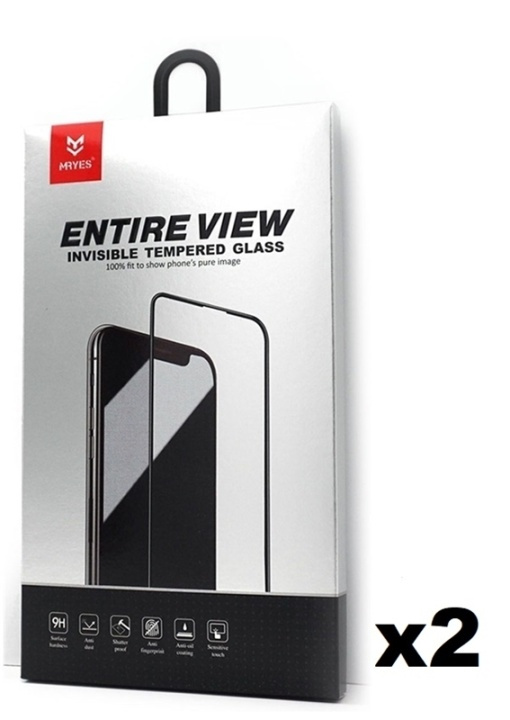 2-pack Mr Yes karkaistu lasi näytönsuoja iPhone XS Max 3D-suojauksella ryhmässä ÄLYPUHELIMET JA TABLETIT / Puhelimen suojakotelo / Apple / iPhone XS Max / Näytönsuoja @ TP E-commerce Nordic AB (38-85923PKT1)