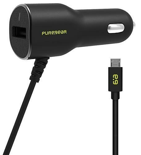 Pure Gear Billaddare 3.4A Micro-USB, Svart ryhmässä ÄLYPUHELIMET JA TABLETIT / Laturit & Kaapelit / Autolaturi / Autolaturi microUSB @ TP E-commerce Nordic AB (38-86047)