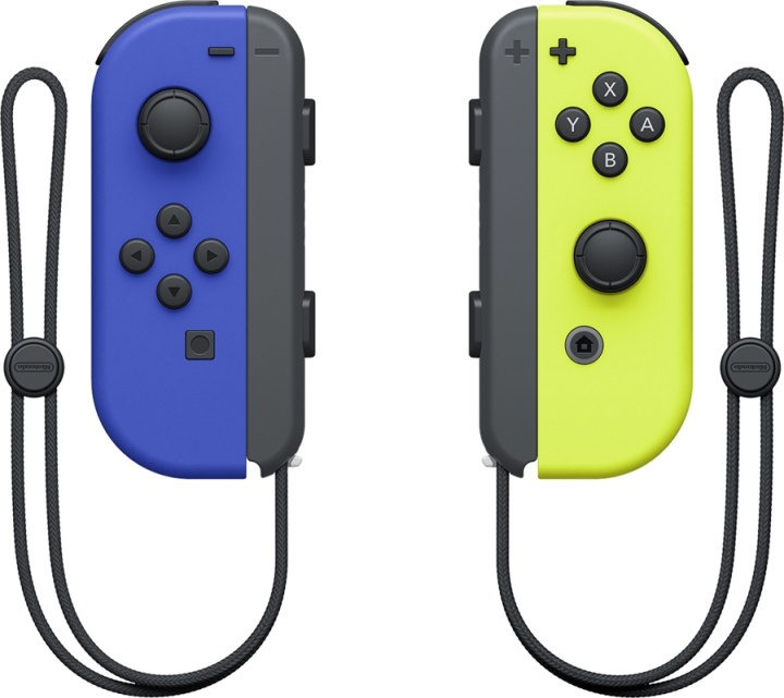 Nintendo Switch Joy-Con Pair, Blå/Neon Gul ryhmässä KODINELEKTRONIIKKA / Pelikonsolit & Tarvikkeet / Nintendo Switch / Tarvikkeet @ TP E-commerce Nordic AB (38-86077)