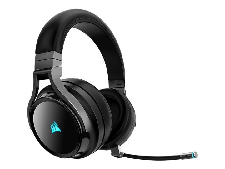 Corsair Gaming VIRTUOSO RGB - Kuulokkeet - langattomat - täysikokoiset - musta ryhmässä TIETOKOONET & TARVIKKEET / GAMING / Kuulokkeet @ TP E-commerce Nordic AB (38-86117)