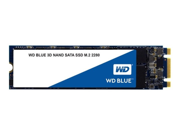 WD Blue 3D NAND SATA SSD SSD WDS500G2B0B 500GB M.2 SATA-600 ryhmässä TIETOKOONET & TARVIKKEET / Tietokoneen komponentit / Kovalevyt / SSD @ TP E-commerce Nordic AB (38-86141)