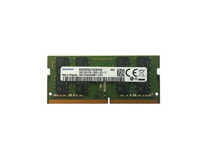 Samsung DDR4 32 GB 2666MHz CL19 icke-ECC SO-DIMM 260 PIN ryhmässä TIETOKOONET & TARVIKKEET / Tietokoneen komponentit / RAM-muistit / DDR4 SoDimm @ TP E-commerce Nordic AB (38-86191)
