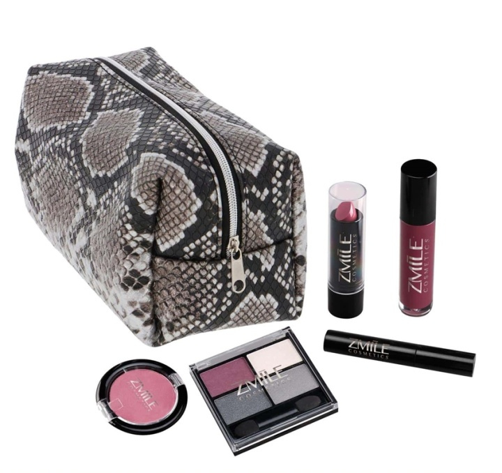 Zmile Cosmetics Beauty Bag Snake Look ryhmässä KAUNEUS JA TERVEYS / Meikit / Tarvikkeet & Meikkisetit / Meikkisetit @ TP E-commerce Nordic AB (38-86398)