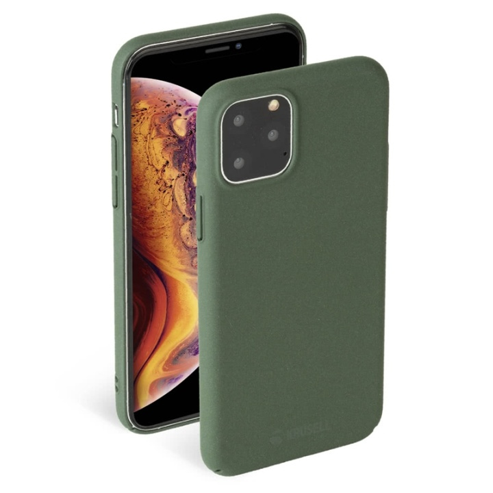 Krusell Sandby Cover iPhone 11 Pro Max, vihreä ryhmässä ÄLYPUHELIMET JA TABLETIT / Puhelimen suojakotelo / Apple / iPhone 11 Pro Max / Kuoret @ TP E-commerce Nordic AB (38-86462)