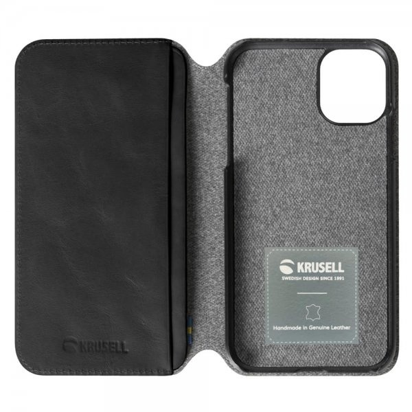 Krusell Sunne lompakkokotelo Iphone 11, vintage musta ryhmässä ÄLYPUHELIMET JA TABLETIT / Puhelimen suojakotelo / Apple / iPhone 11 / Kotelo @ TP E-commerce Nordic AB (38-86468)