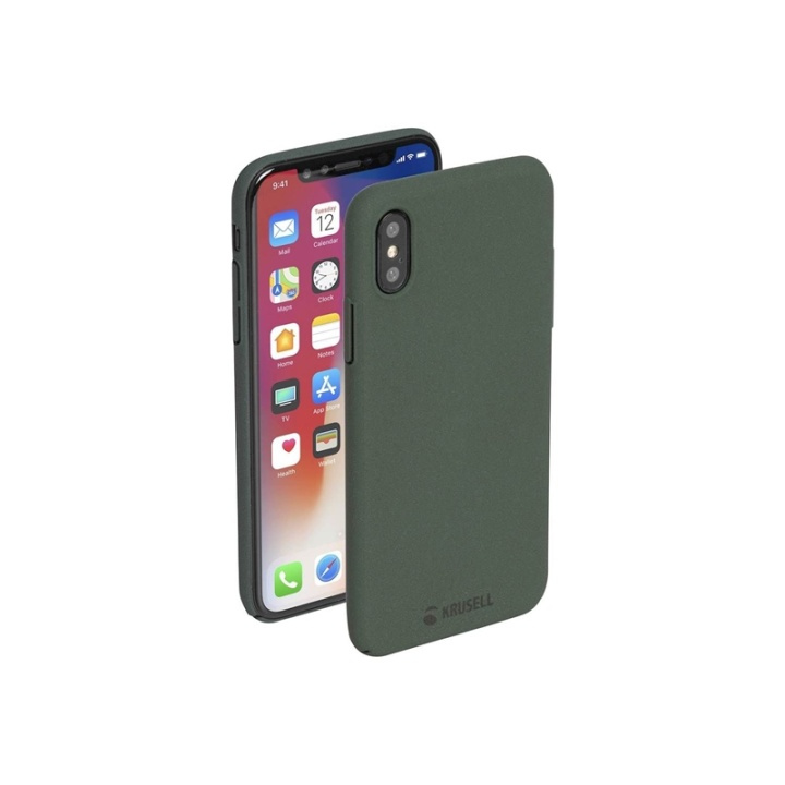 Krusell Sandby iPhone X/Xs:lle, vihreä ryhmässä ÄLYPUHELIMET JA TABLETIT / Puhelimen suojakotelo / Apple / iPhone X/XS / Kuoret @ TP E-commerce Nordic AB (38-86469)