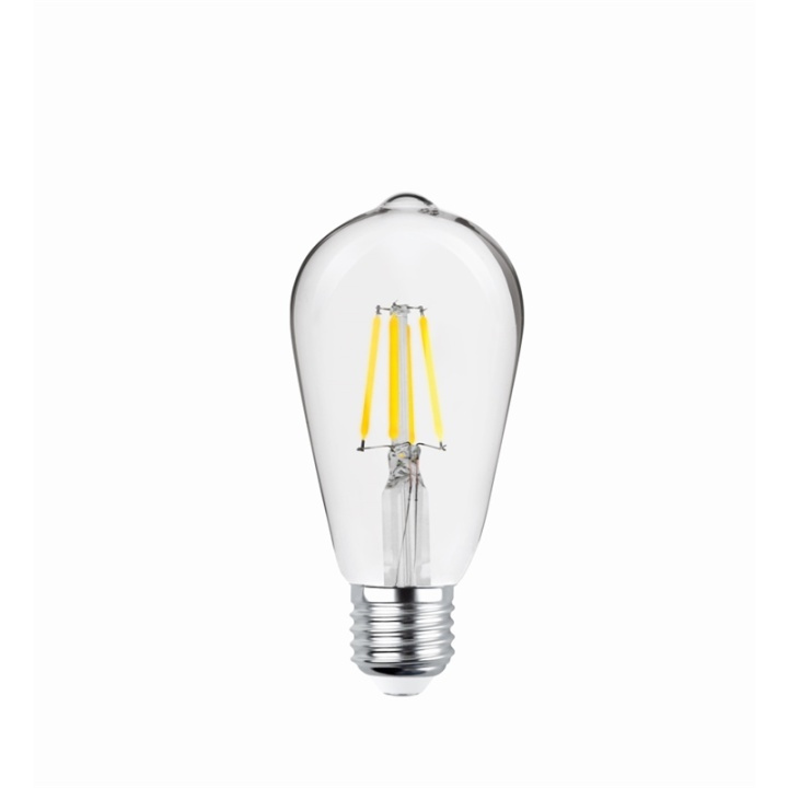 Forever Light Klar LED-lampa med filament, E27 4W 2700K 470lm ryhmässä KODINELEKTRONIIKKA / Valaistus / LED-lamput @ TP E-commerce Nordic AB (38-86592)