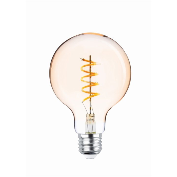 Forever Light Retro LED-lampa med filament Guld, E27 4W 2000K 250lm ryhmässä KODINELEKTRONIIKKA / Valaistus / LED-lamput @ TP E-commerce Nordic AB (38-86593)