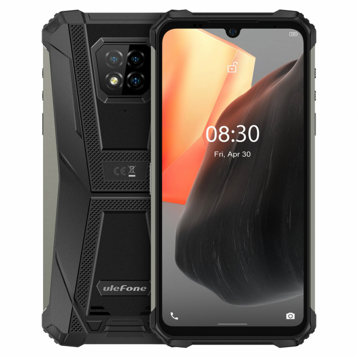 Ulefone Armor 8 Pro 8 GB, Black/Grey ryhmässä ÄLYPUHELIMET JA TABLETIT / Kännykät & smartphones @ TP E-commerce Nordic AB (38-86640)