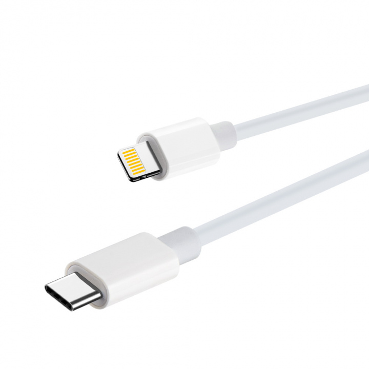 Maxlife MXUC-05 Power Direct USB-C - Lightning -kaapeli 2,0 m 20 W, valkoinen ryhmässä ÄLYPUHELIMET JA TABLETIT / Laturit & Kaapelit / Kaapelit / Tyyppi C -kaapelit @ TP E-commerce Nordic AB (38-86697)