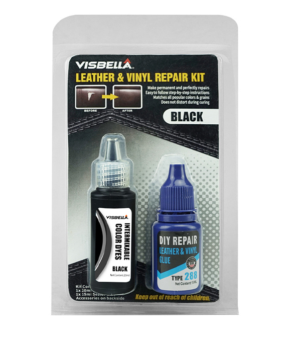 Visbella Leather Repair Kit - yksinkertainen, musta ryhmässä AUTO / Auton puhdistus @ TP E-commerce Nordic AB (38-86709)