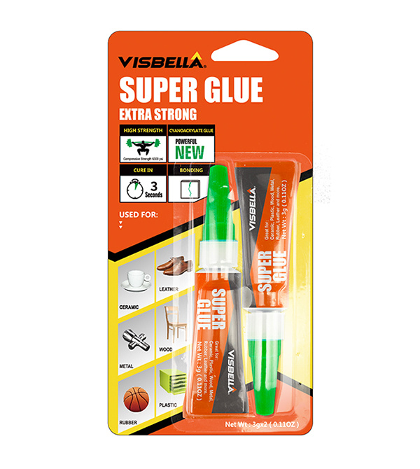 Visbella Super Glue 3g x 2 kpl ryhmässä KOTI, TALOUS JA PUUTARHA / Työkalut & Tee itse / Muut Työkalut & Tarvikkeet @ TP E-commerce Nordic AB (38-86712)